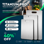 Swanutilidades Tábua De Cozinha Titanium Antibacteriana Antisujeira