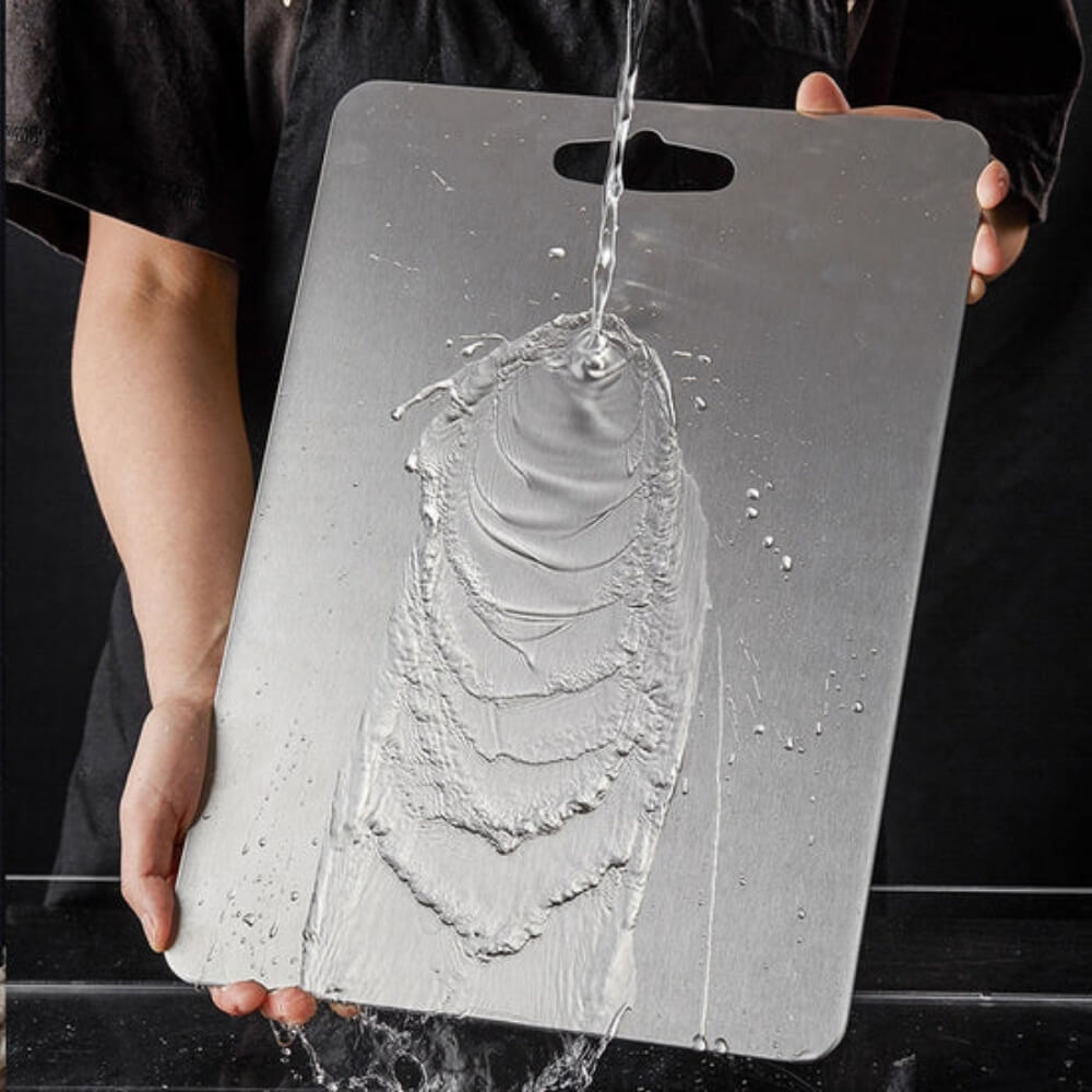Swanutilidades Tábua De Cozinha Titanium Antibacteriana Antisujeira